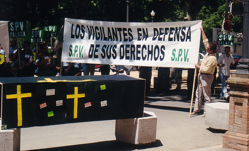 vigilantes spv manifestacion